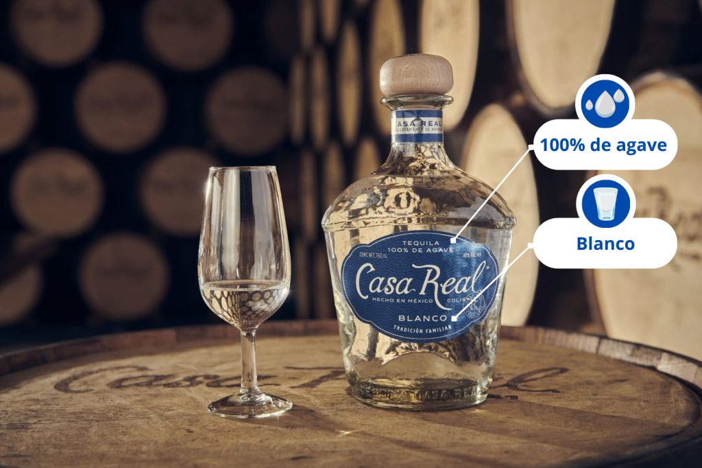 NOM 1468 Casa Real Tequila Blanco